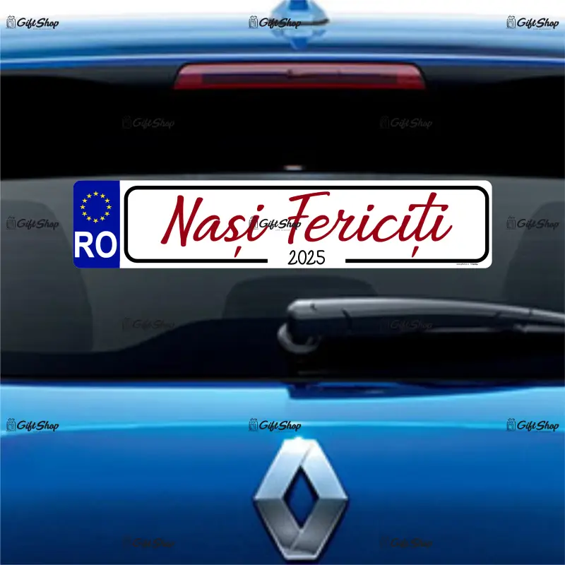 Nasi fericiti, indicator masina, 500x100 mm, model 1